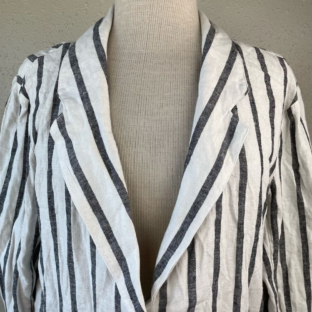 NWT Sanctuary Linen Blend Blazer Size L - Picture 2 of 8